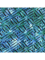 Hoffman Fabrics Bali Batik Diagonal - Jade - Coupon - 75 cm x 110 cm
