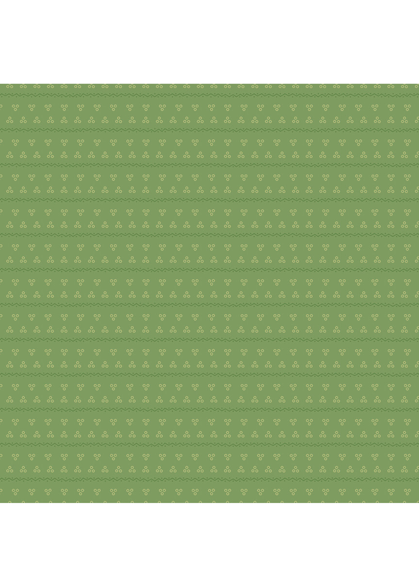 Riley Blake Designs Lori Holt - Gentler Times - Remember - Basil - C16483