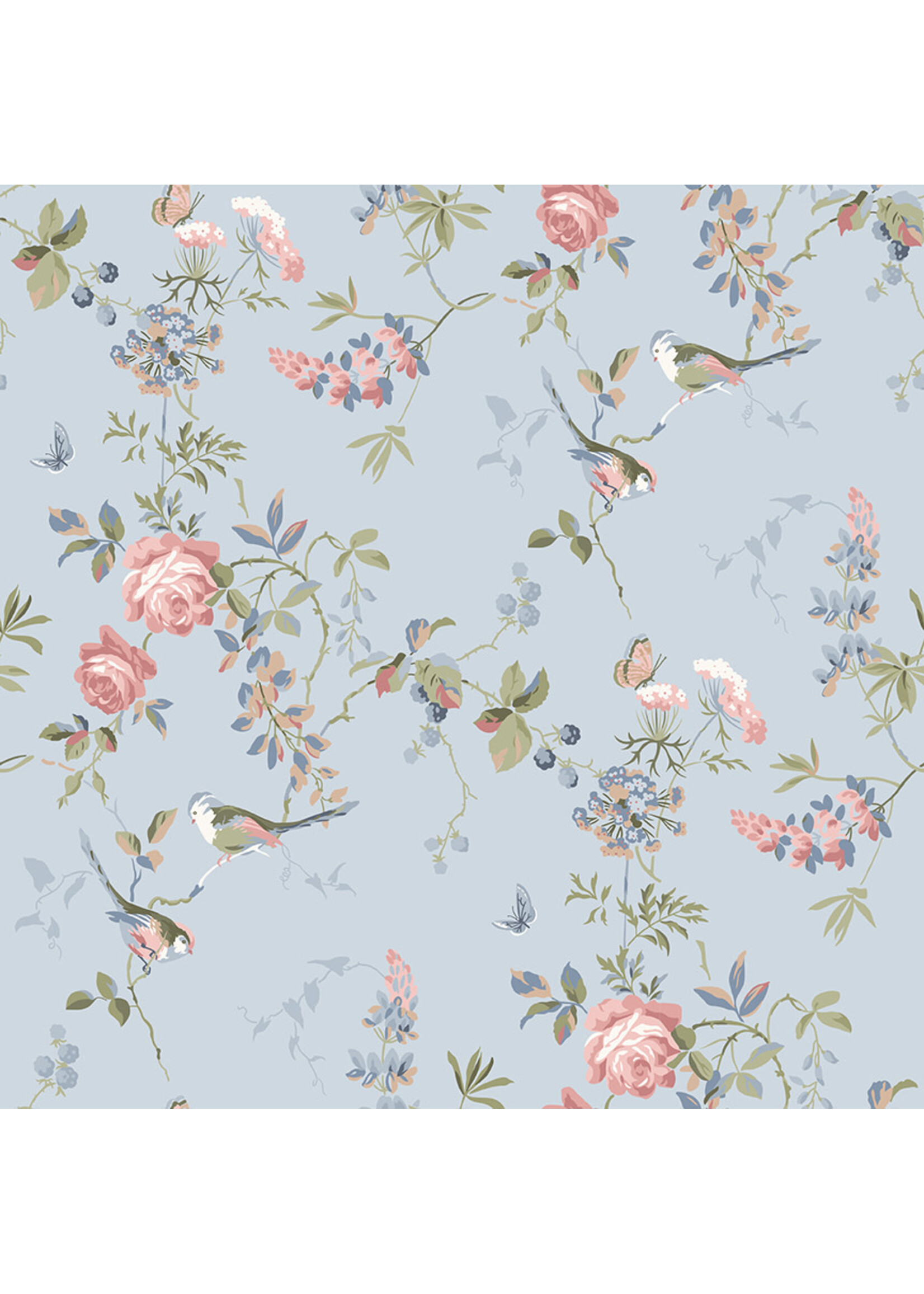 Riley Blake Designs Anne of the Green Gables - Floral - Sky - C16121S