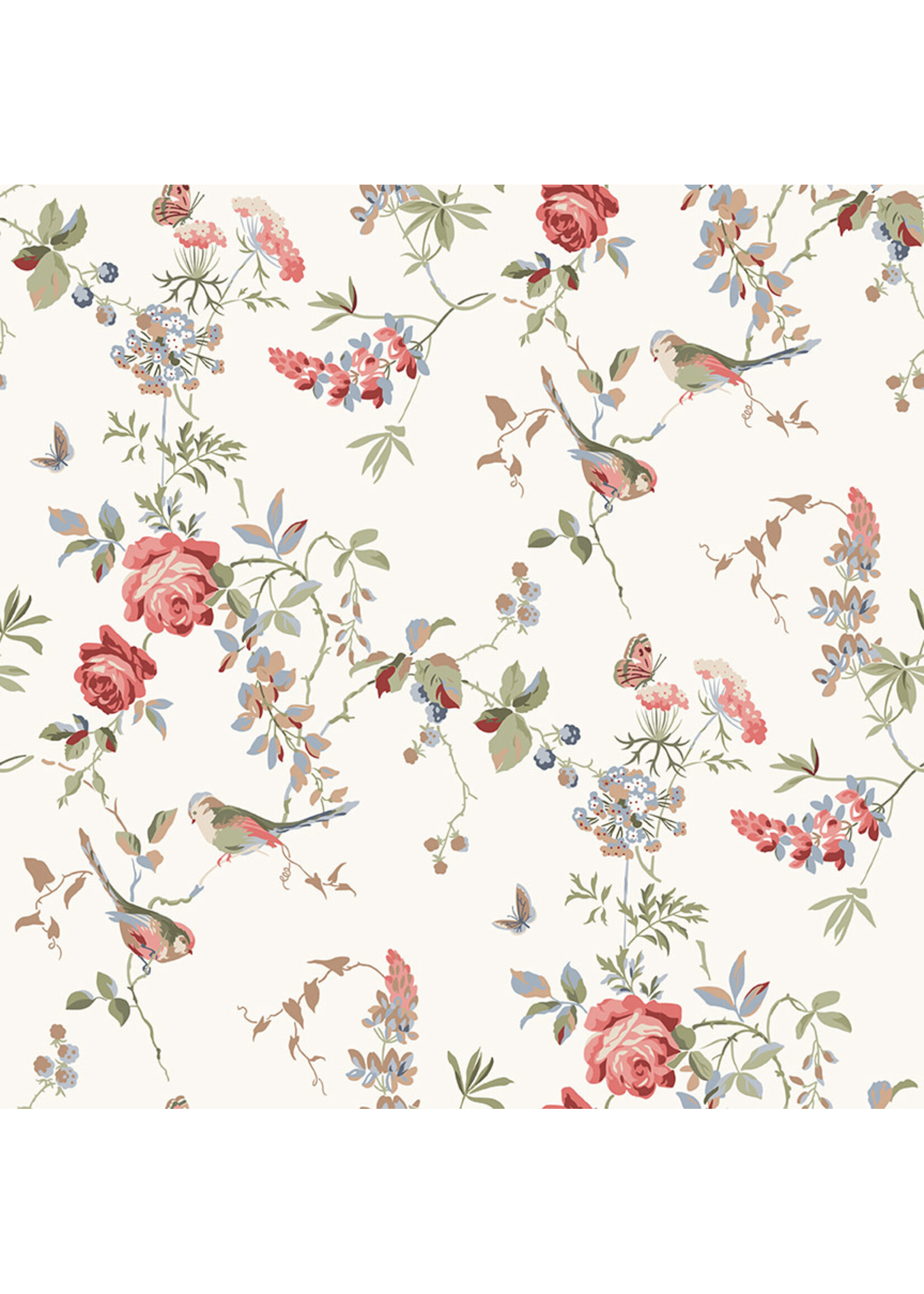 Riley Blake Designs Anne of the Green Gables - Floral - Cream - C16121C