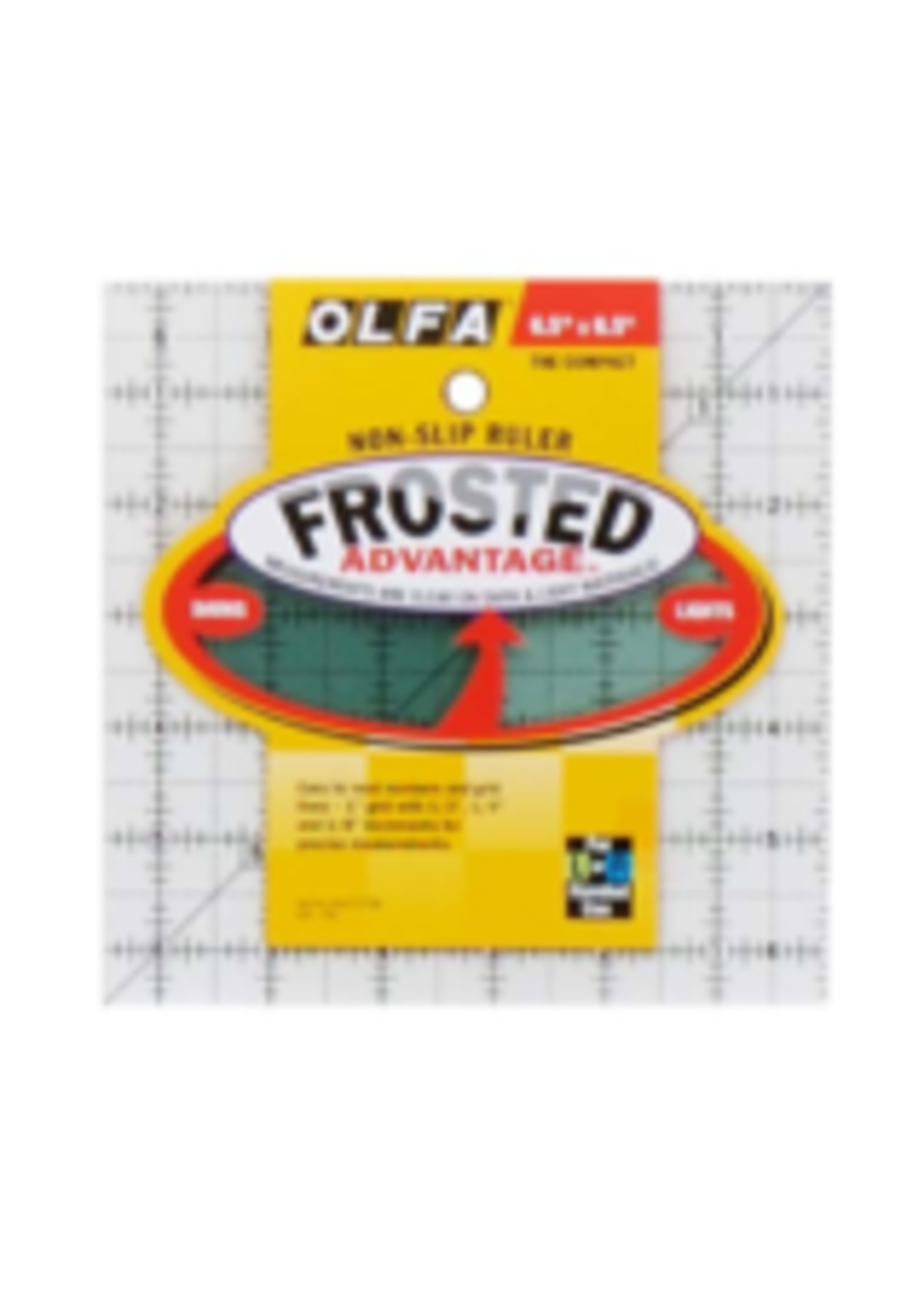 Olfa Liniaal - Frosted - 6.5 x 6.5 inch