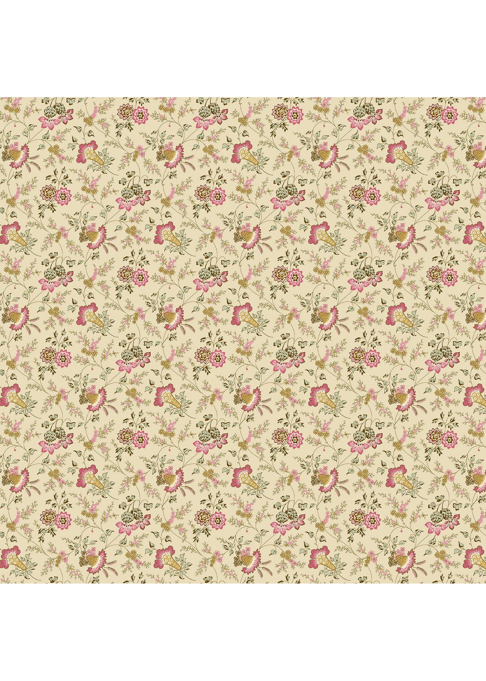 Andover Fabrics Holbrook - Lisa - Pink & Yellow - 1538R
