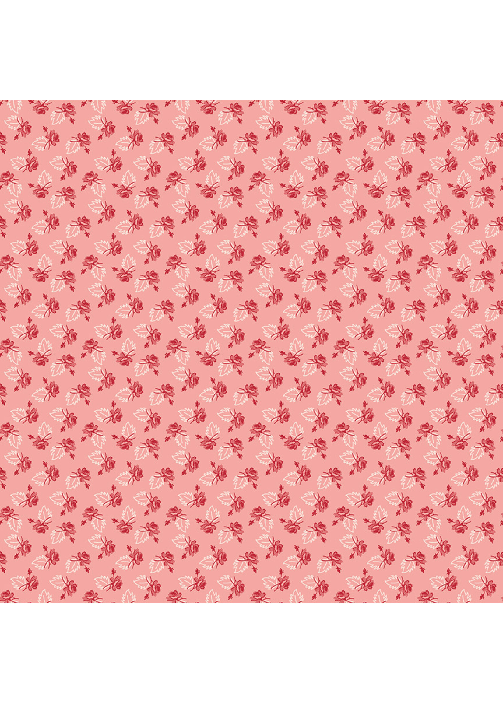 Riley Blake Designs Lori Holt - Piece & Plenty - Rose - Coral - C15881