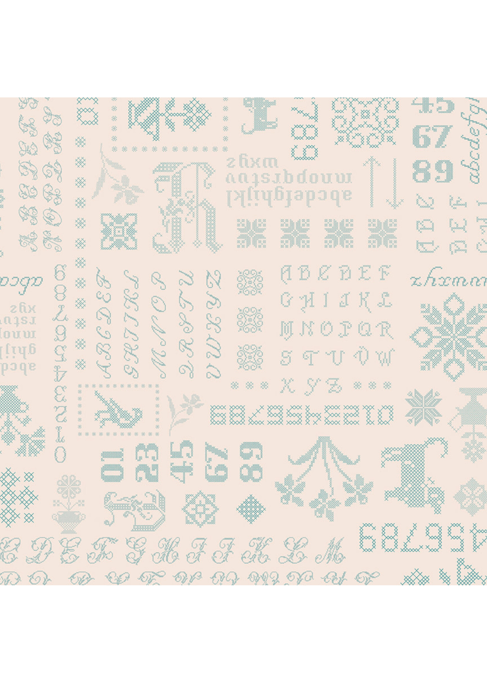 Riley Blake Designs Lori Holt - Piece & Plenty - Sampler - Blue - C15872