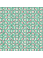 Riley Blake Designs Lori Holt - Piece & Plenty - Blossom - Sea Glass - C15873