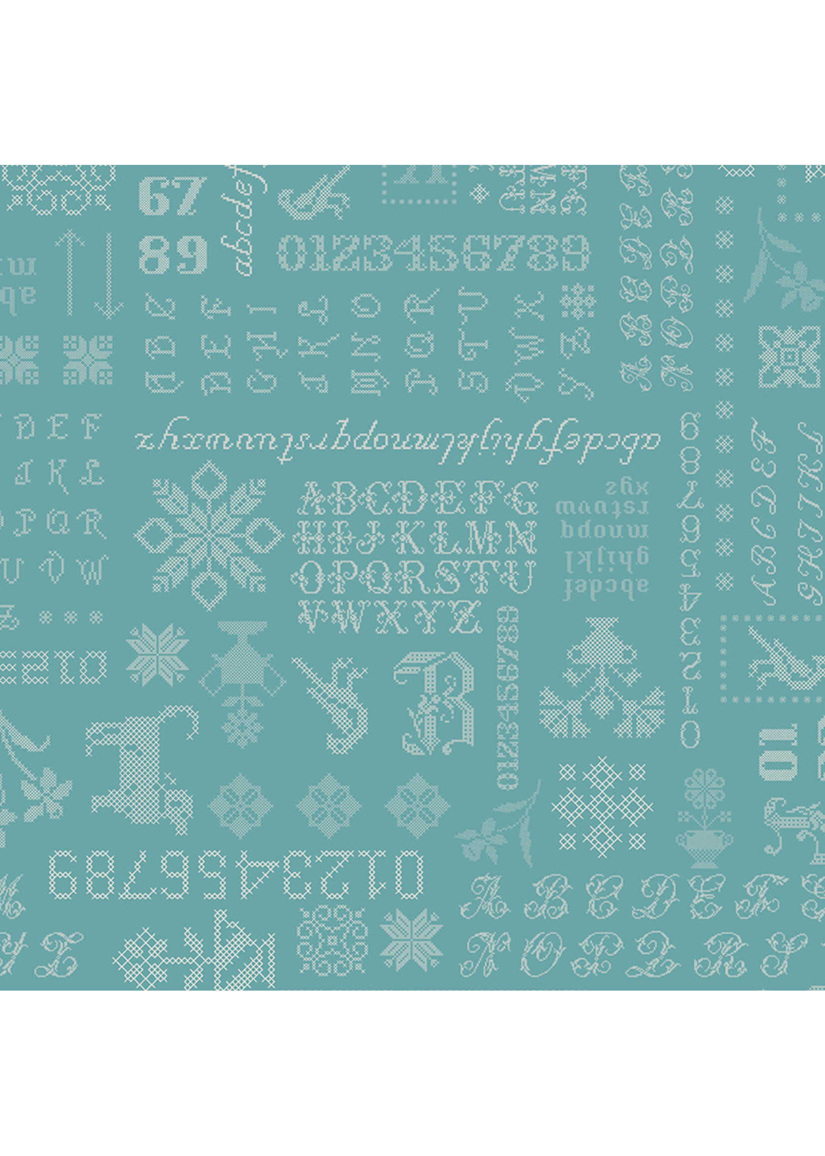Riley Blake Designs Lori Holt - Piece & Plenty - Sampler - Raindrop - C15872