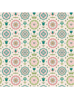 Riley Blake Designs Lori Holt - Piece & Plenty - Spring Charm - Lagoon