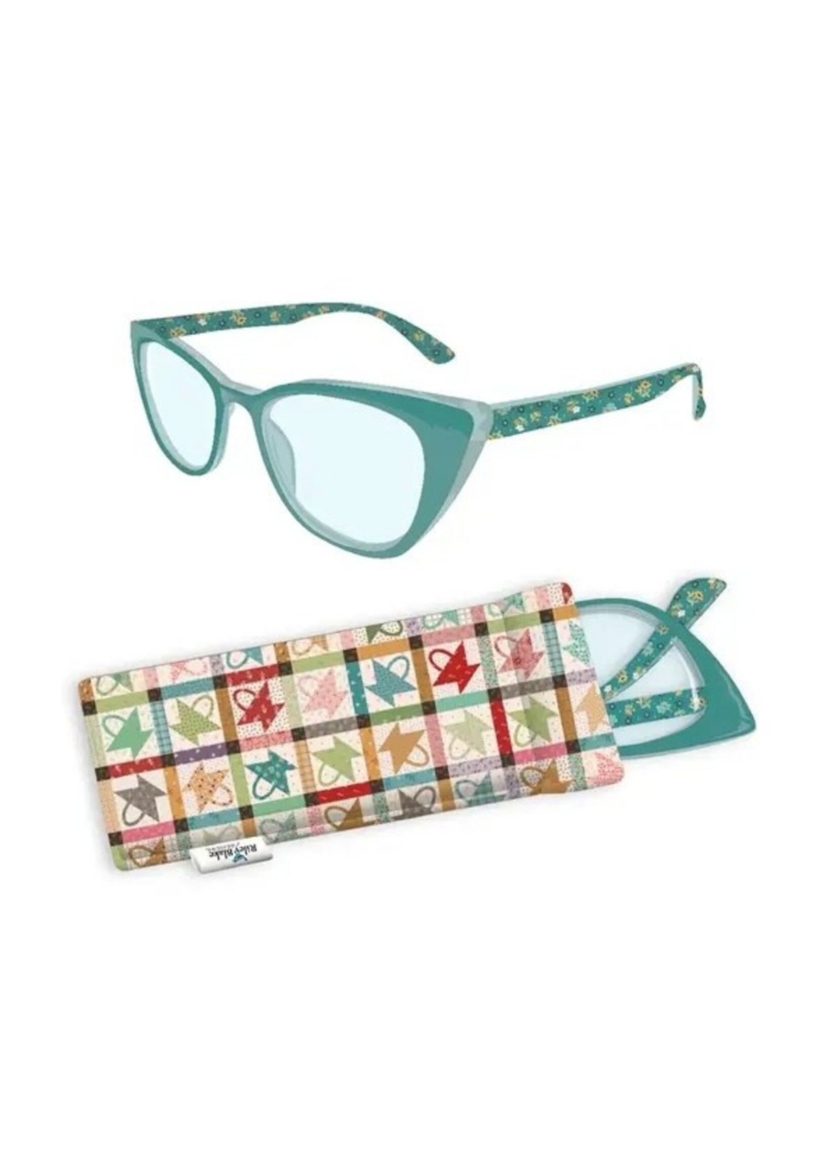 Riley Blake Designs Lori Holt - Bril - Vintage Style - Stitchy Readers  - Baskets +3.00