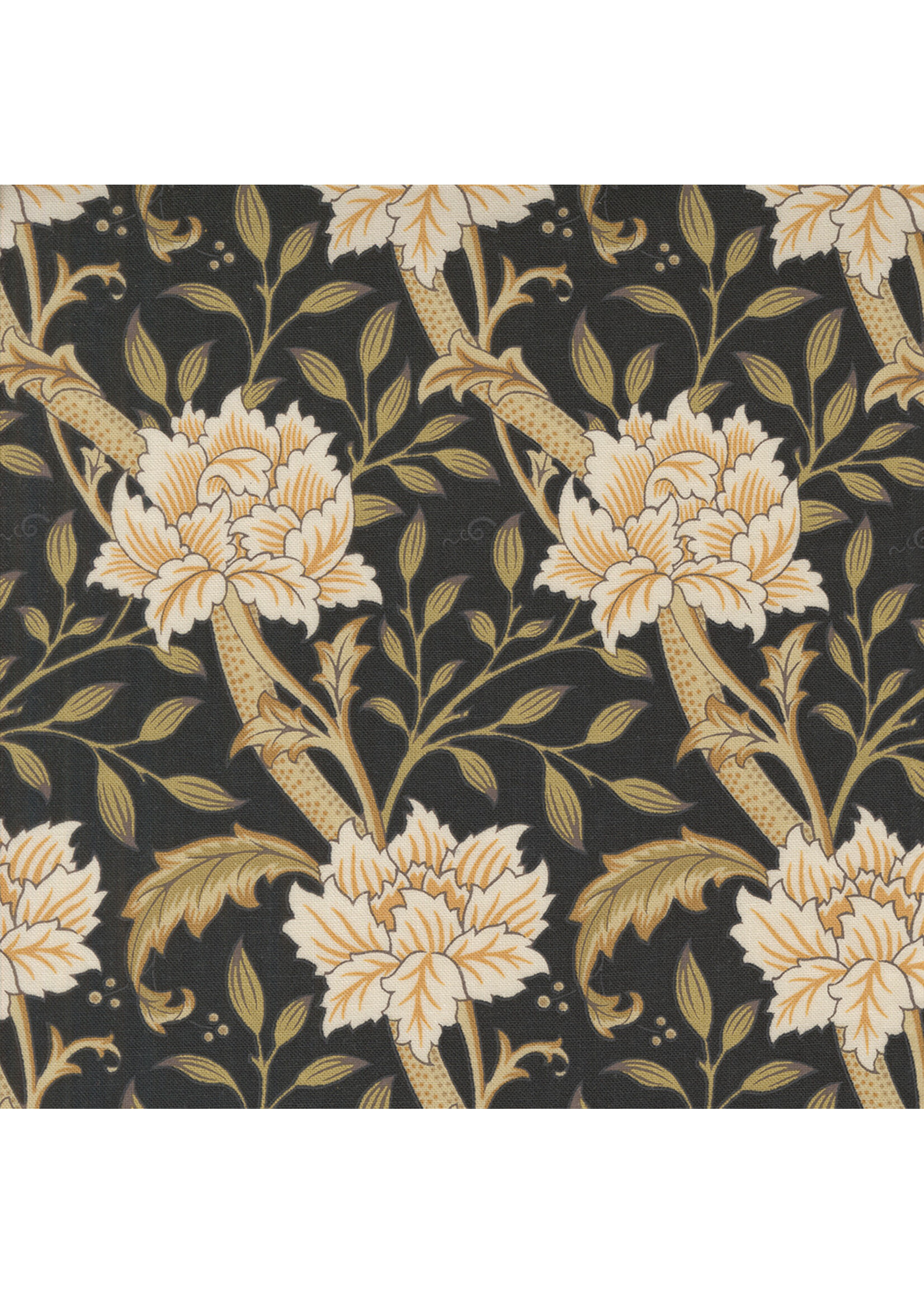 Moda Fabrics Morris Manor - Hammersmith Florals - Ebony - 8391 15