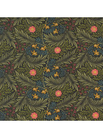 Moda Fabrics Morris Manor - Larkspur Florals - Ebony - 8395 17