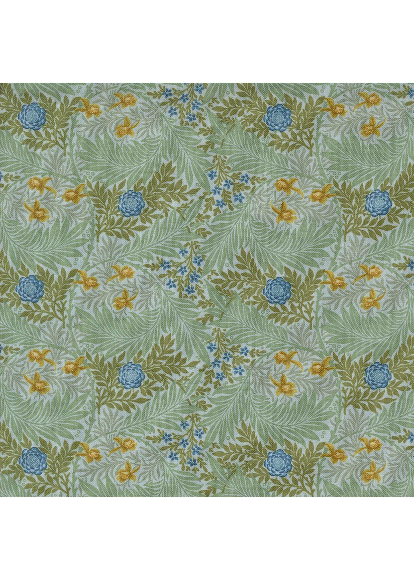 Moda Fabrics Morris Manor - Larkspur Florals - Sky - 8395 15