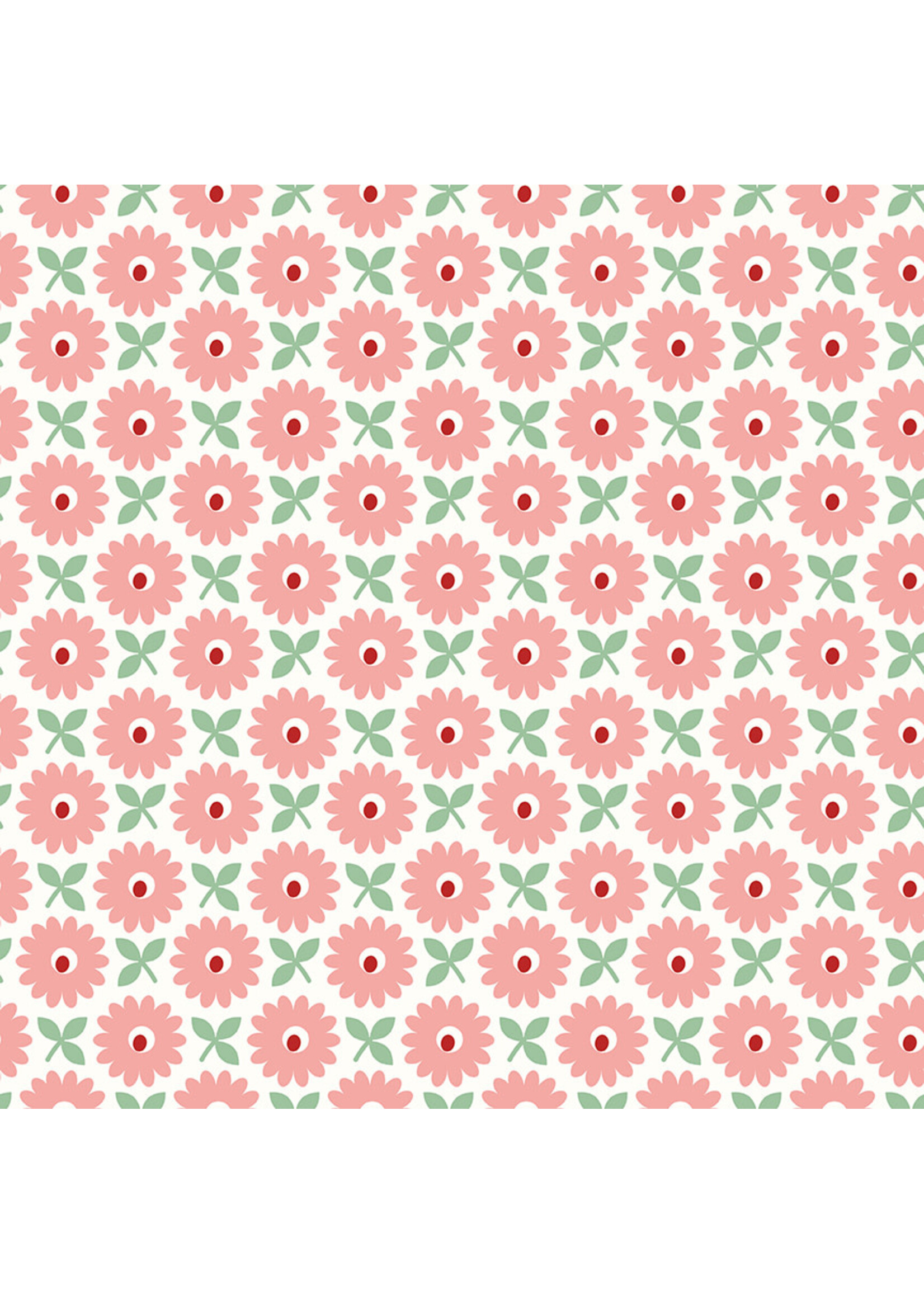 Riley Blake Designs Lori Holt - Home Town - Heirloom - Coral - 13601