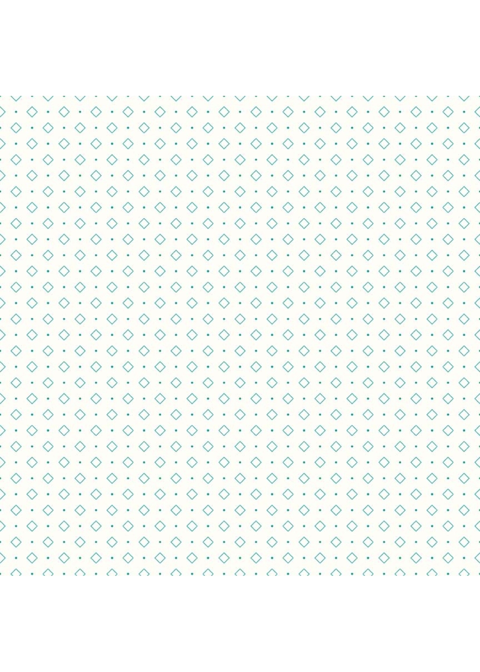 Riley Blake Designs Lori Holt - Bee Background - Turquois - C6386