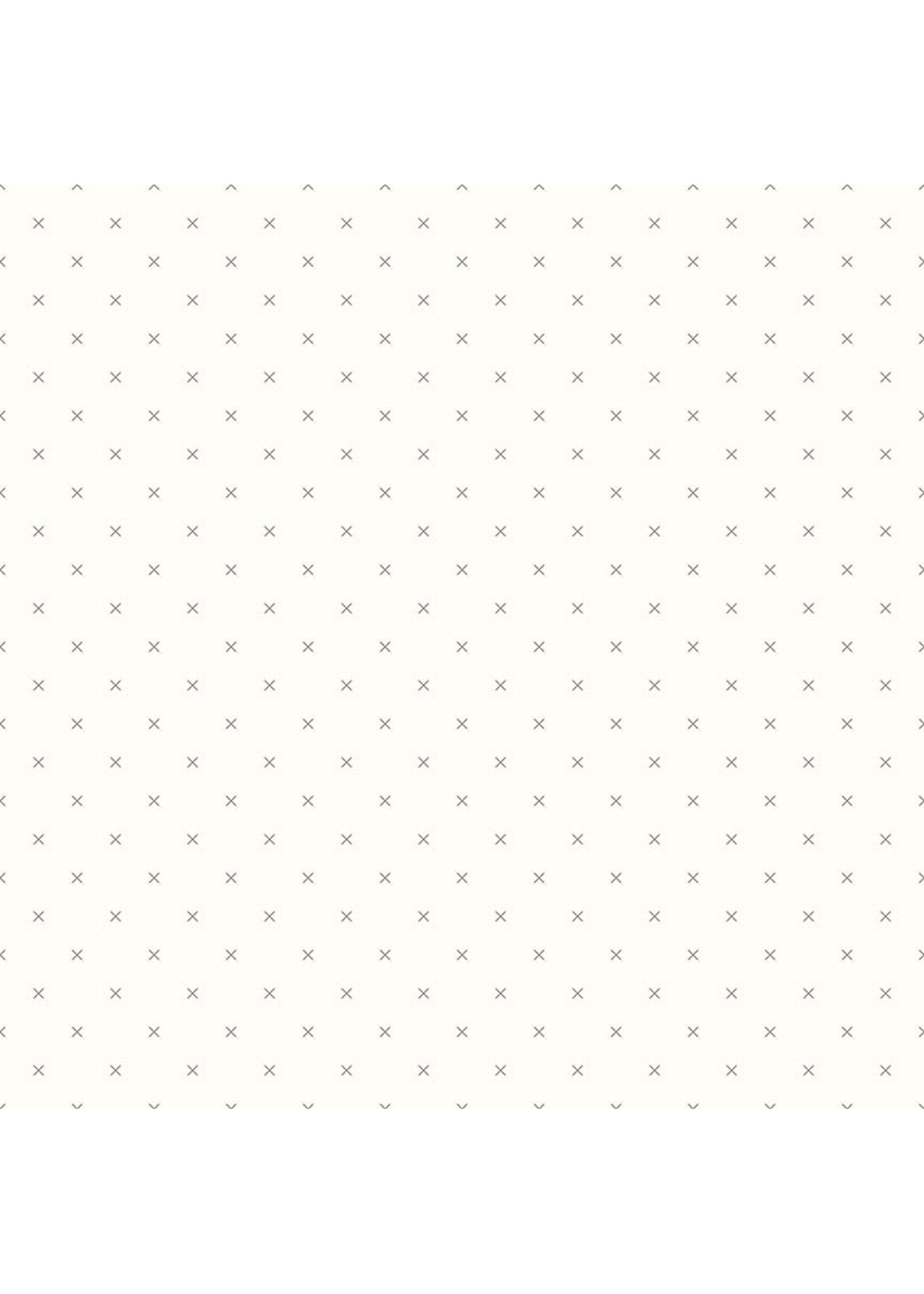 Riley Blake Designs Lori Holt - Bee Cross Stitch - Gray - C6381