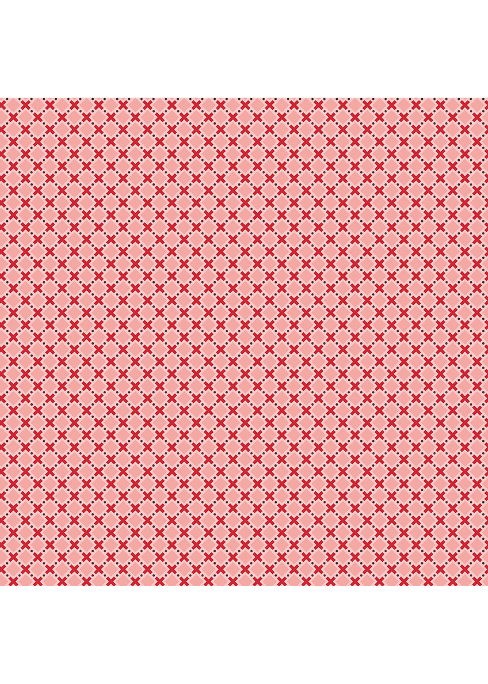 Riley Blake Designs Lori Holt - Bee Plaids Orchard - Coral - C12023