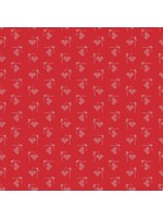 Riley Blake Designs Lori Holt - Bee Basics - Heart - Red - C6401