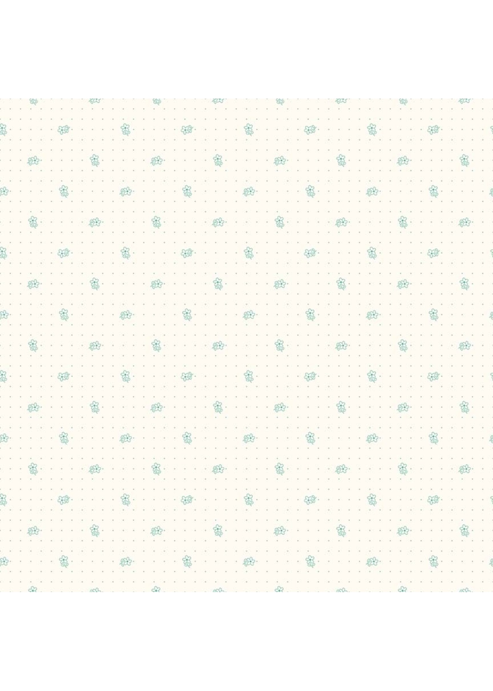 Riley Blake Designs Lori Holt - Bee Backgrounds - Daisy - Teal - C6380