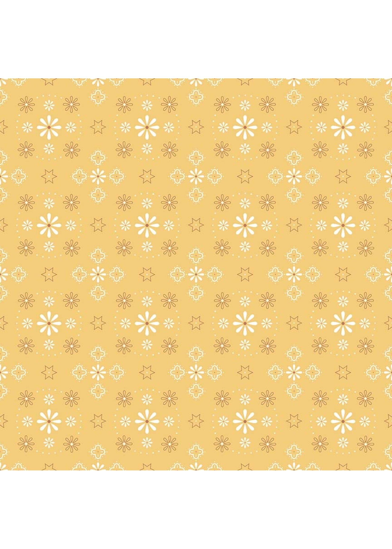 Riley Blake Designs Lori Holt - Bee Backings & Borders - Bandana - Honey