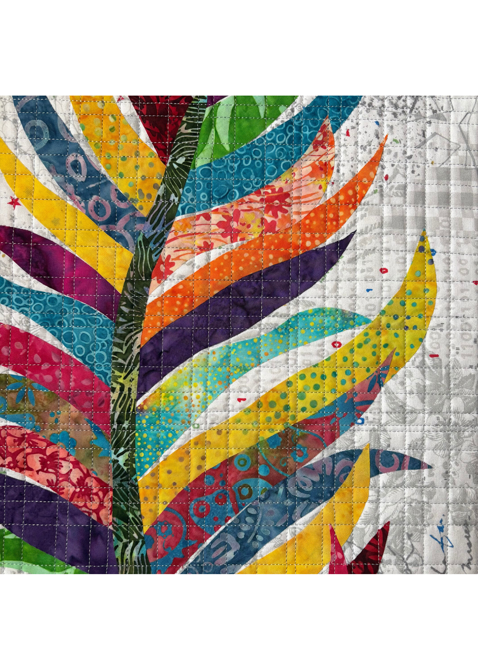 Elly Prins Machine Quilting Verenquilt - Multi - 51 cm x 65,5 cm