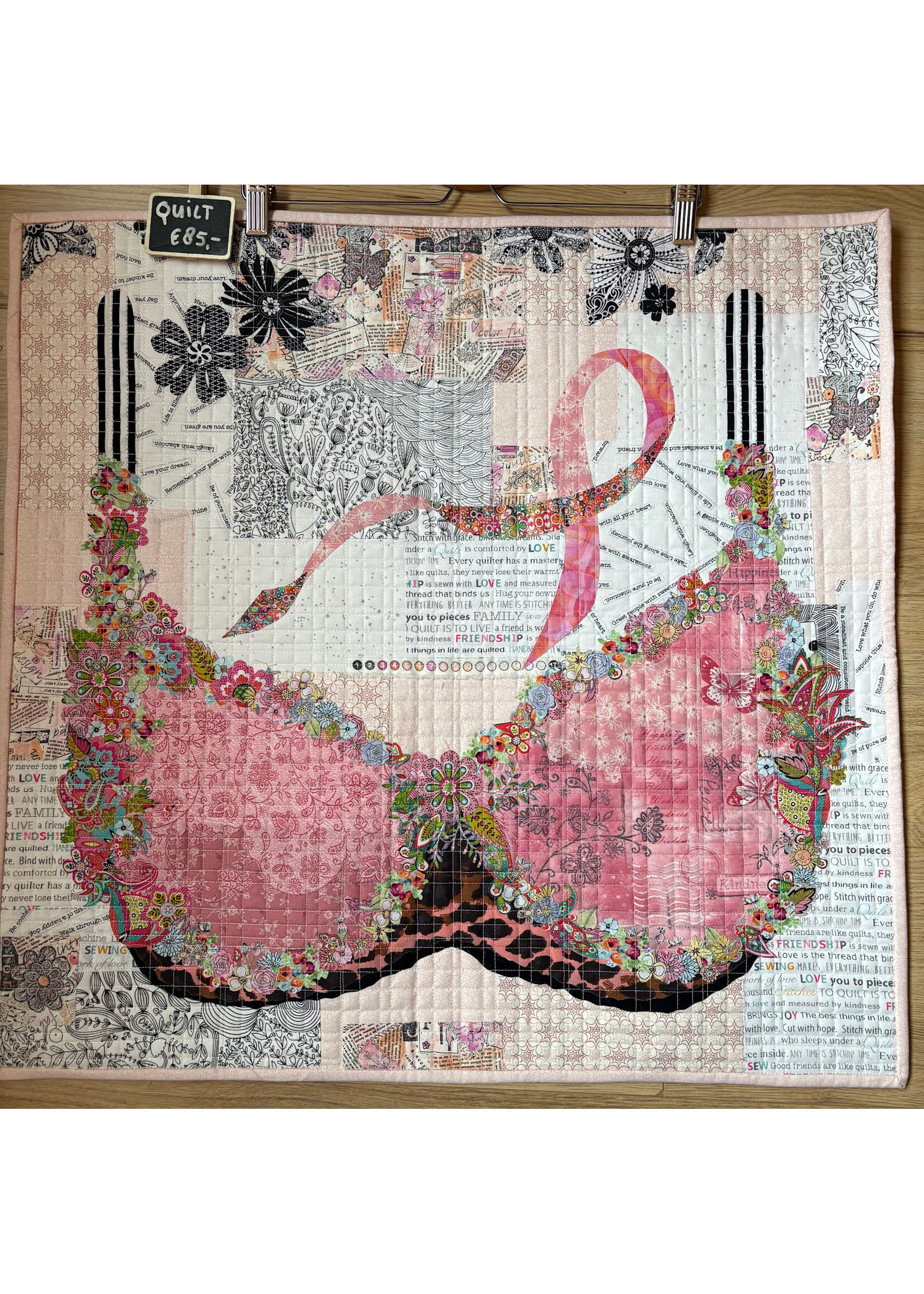 Elly Prins Machine Quilting BH-quilt - 69 cm x 67 cm