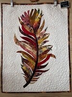 Elly Prins Machine Quilting Verenquilt - Red/Brown - 52,5 cm x 67 cm