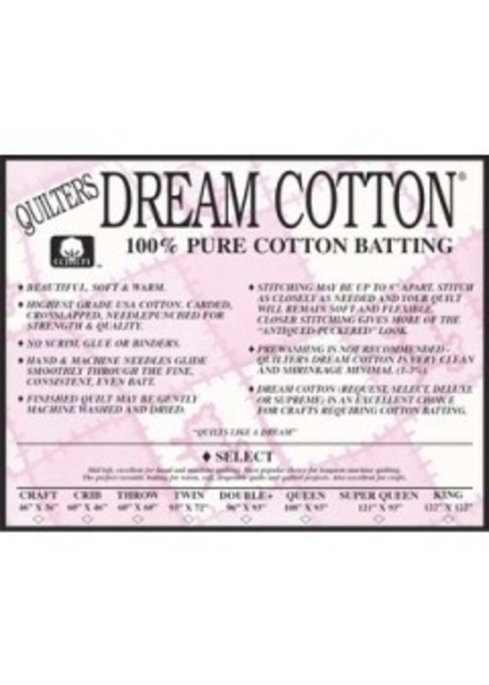 Quilters Dream Katoen - Cotton Select - Coupon - 20 cm x 240 cm