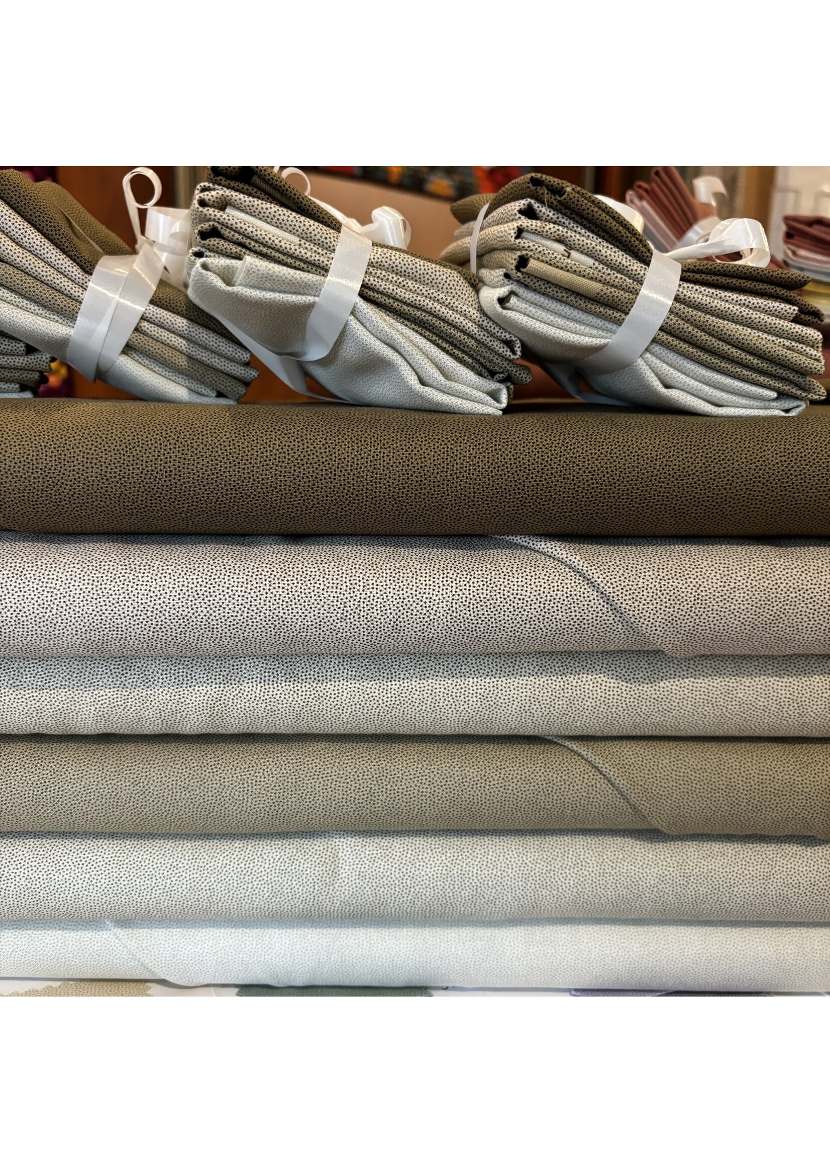 Stof Fabrics Stofpakket - Petits Points  Beige - 6 Long Eights
