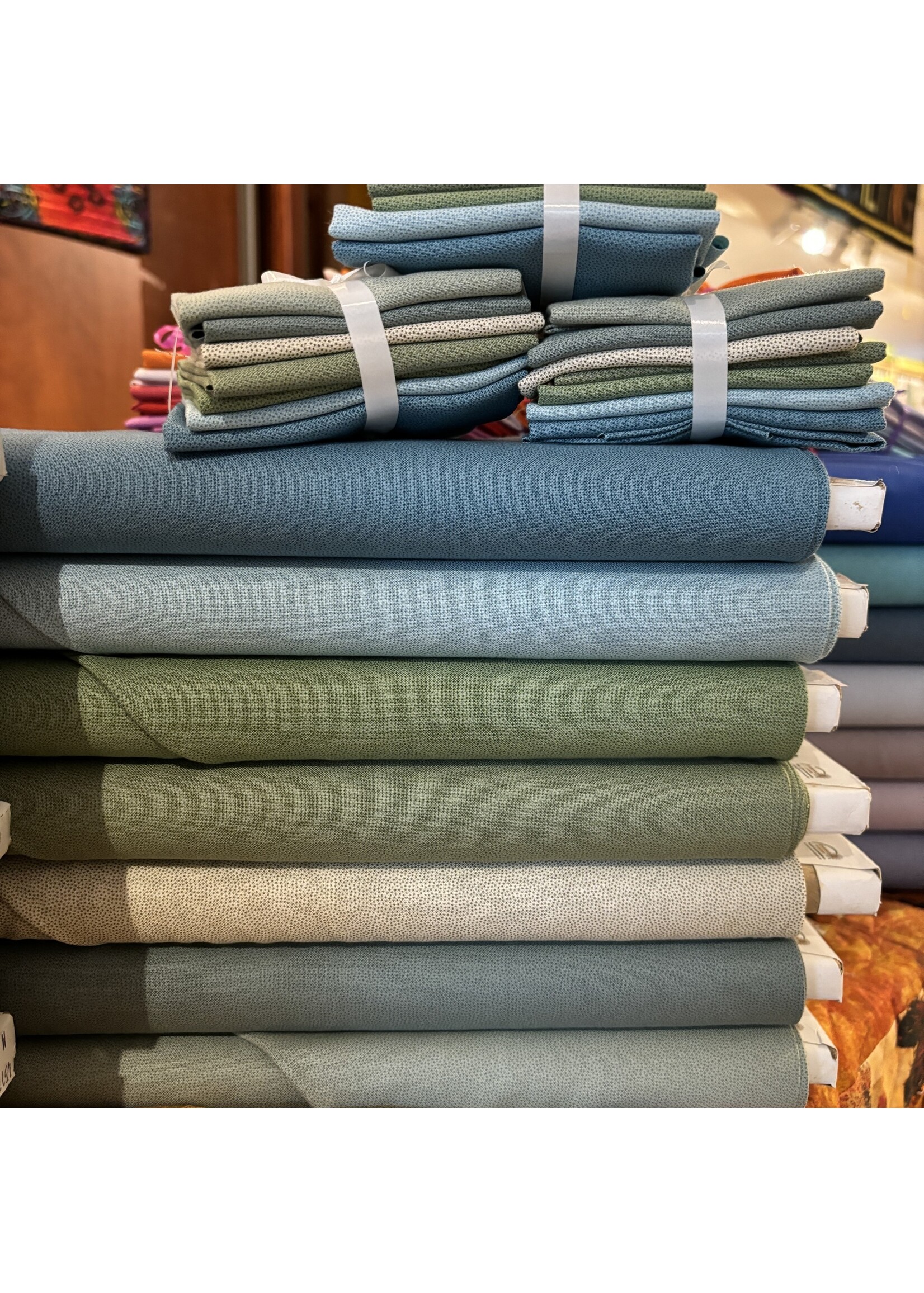 Stof Fabrics Stofpakket - Petits Points  Dusty - 7  Long Eights