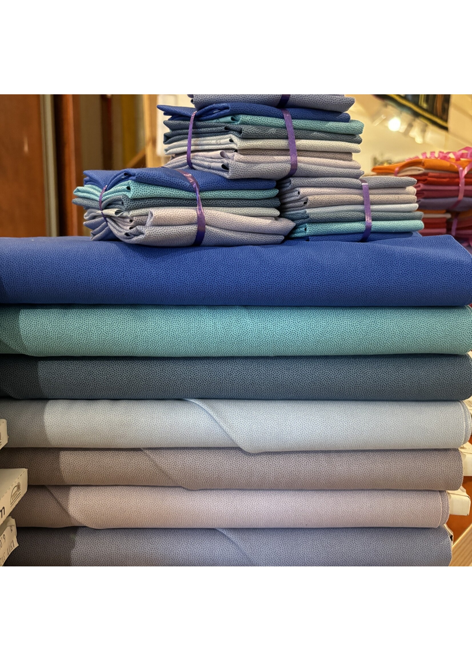 Stof Fabrics Stofpakket - Petits Points  Blue - 7  Long Eights