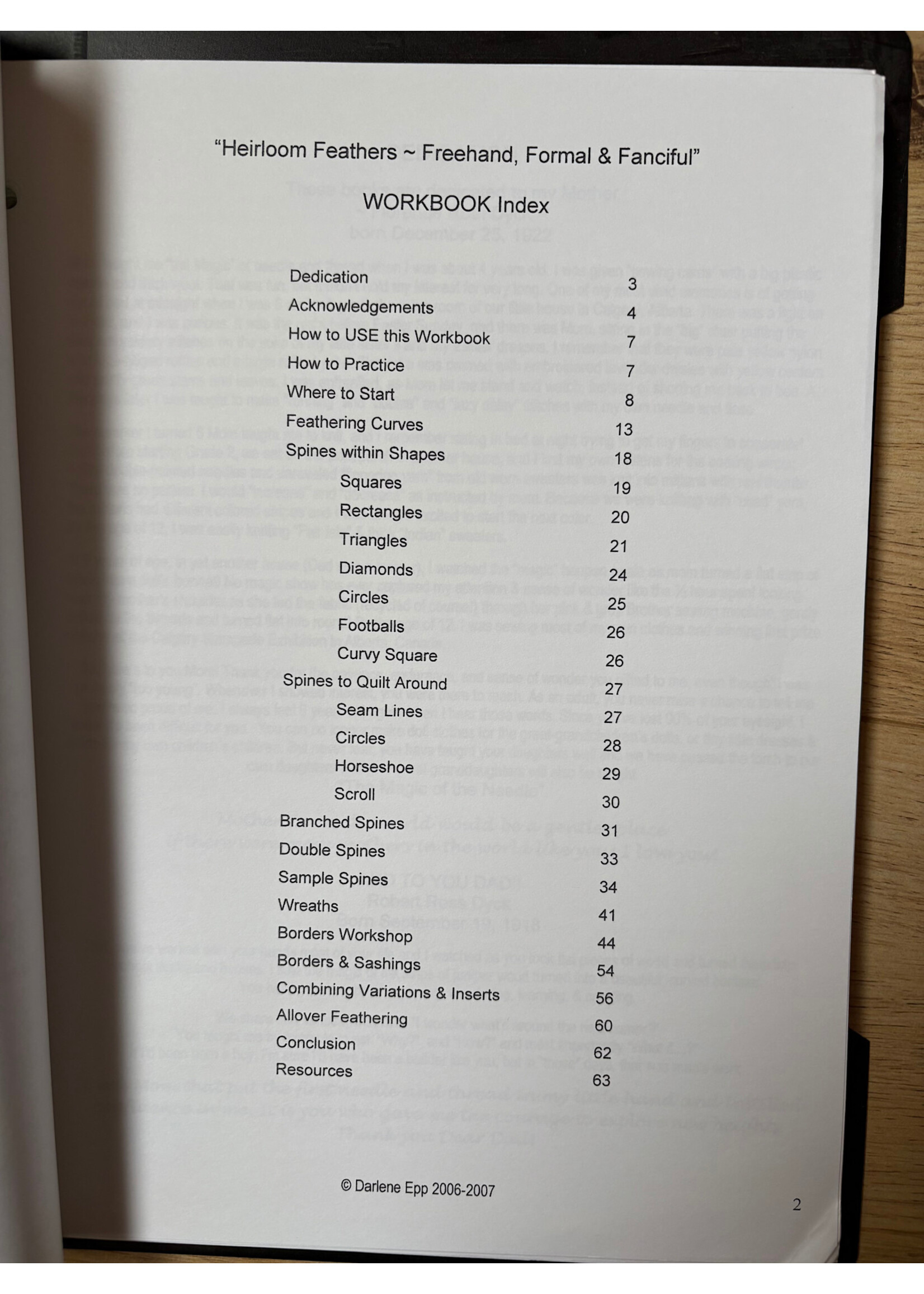 Boek - Workbook for The Pocket Guide To Freehanding - Darlene Epp
