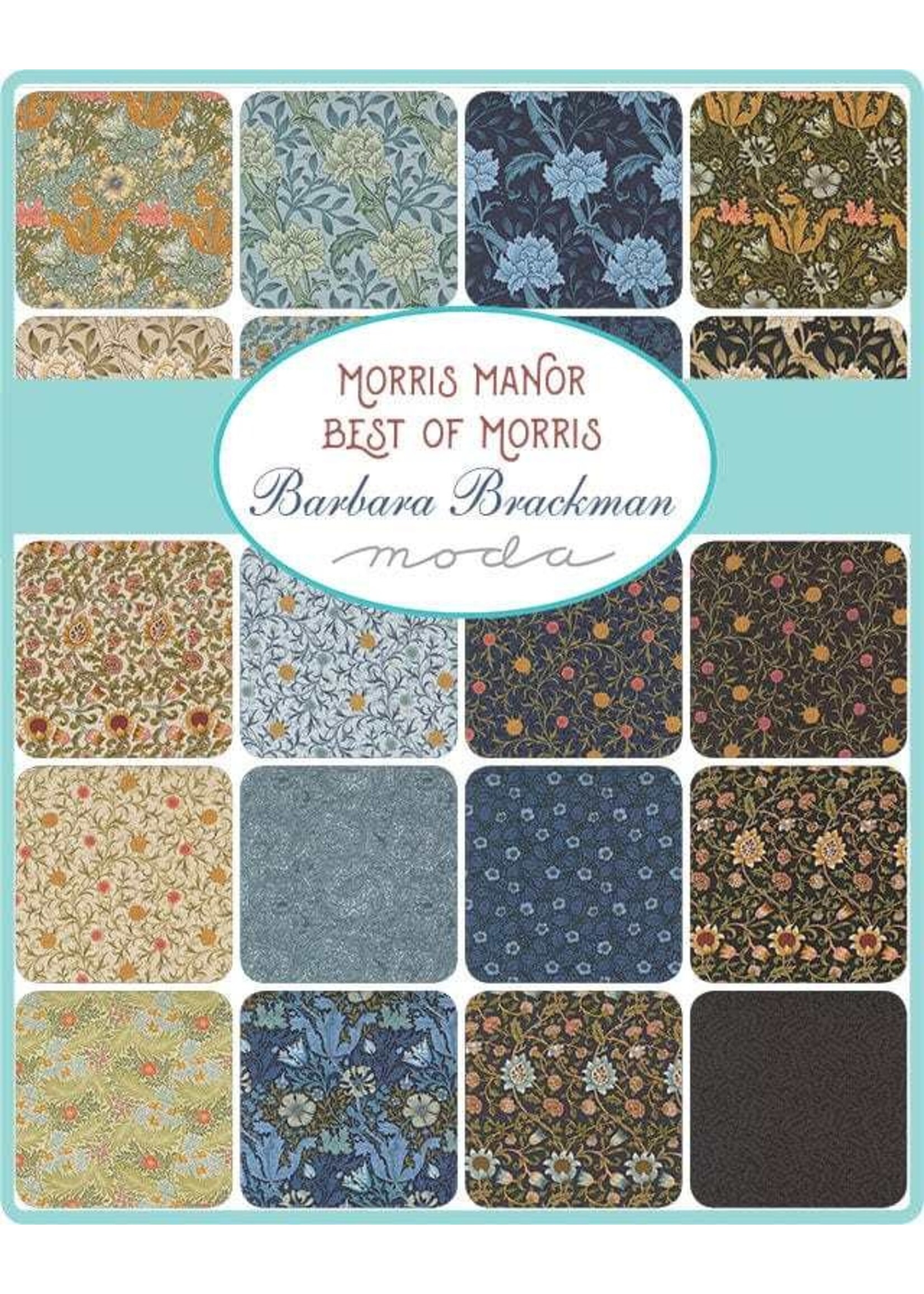 Moda Fabrics Charm Pack - Manor - Morris - 5x5 inch - 42 Vierkanten