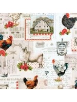 Robert Kaufman Down On The Farm - Country - Digital - Coupon - 100 cm x 110 cm