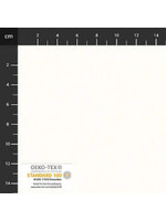 Stof Fabrics Neutral Notes - Tak - White - Coupon - 80 cm x 110 cm