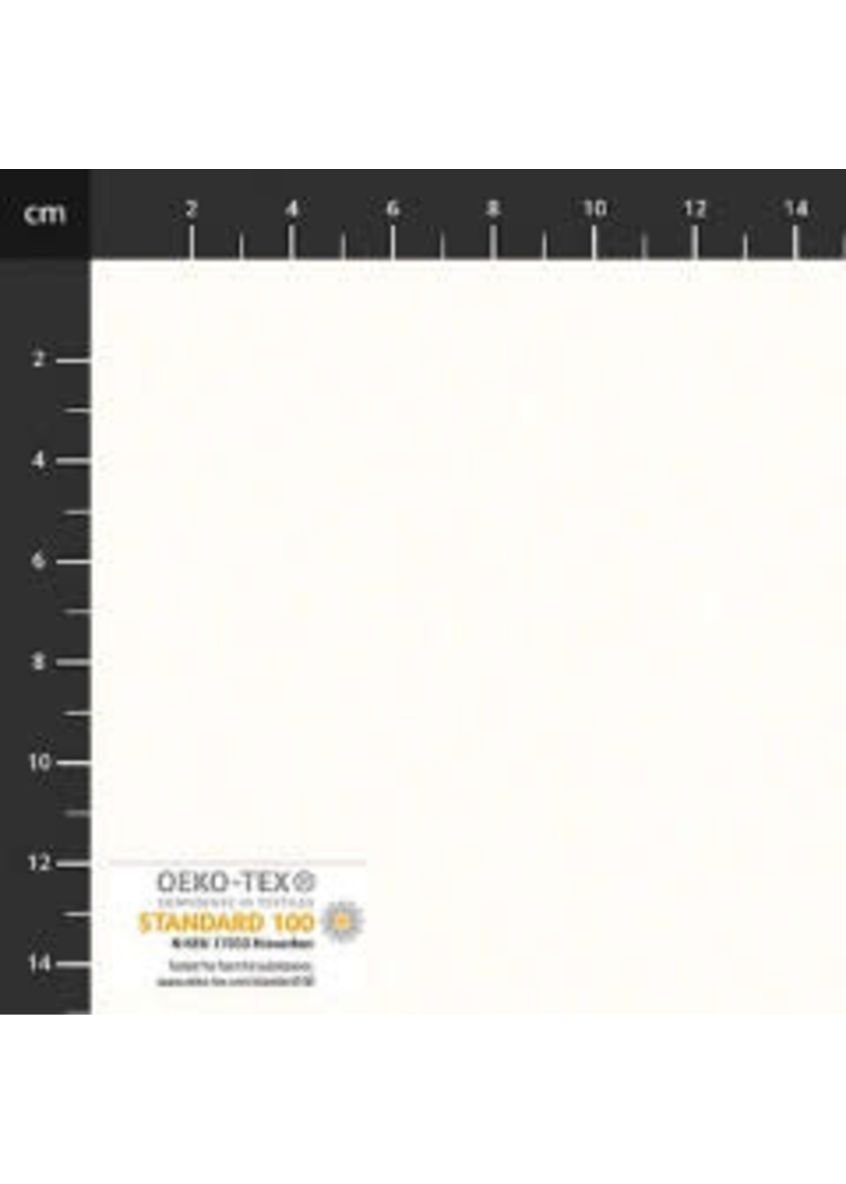 Stof Fabrics Neutral Notes - Tak - White - Coupon - 80 cm x 110 cm