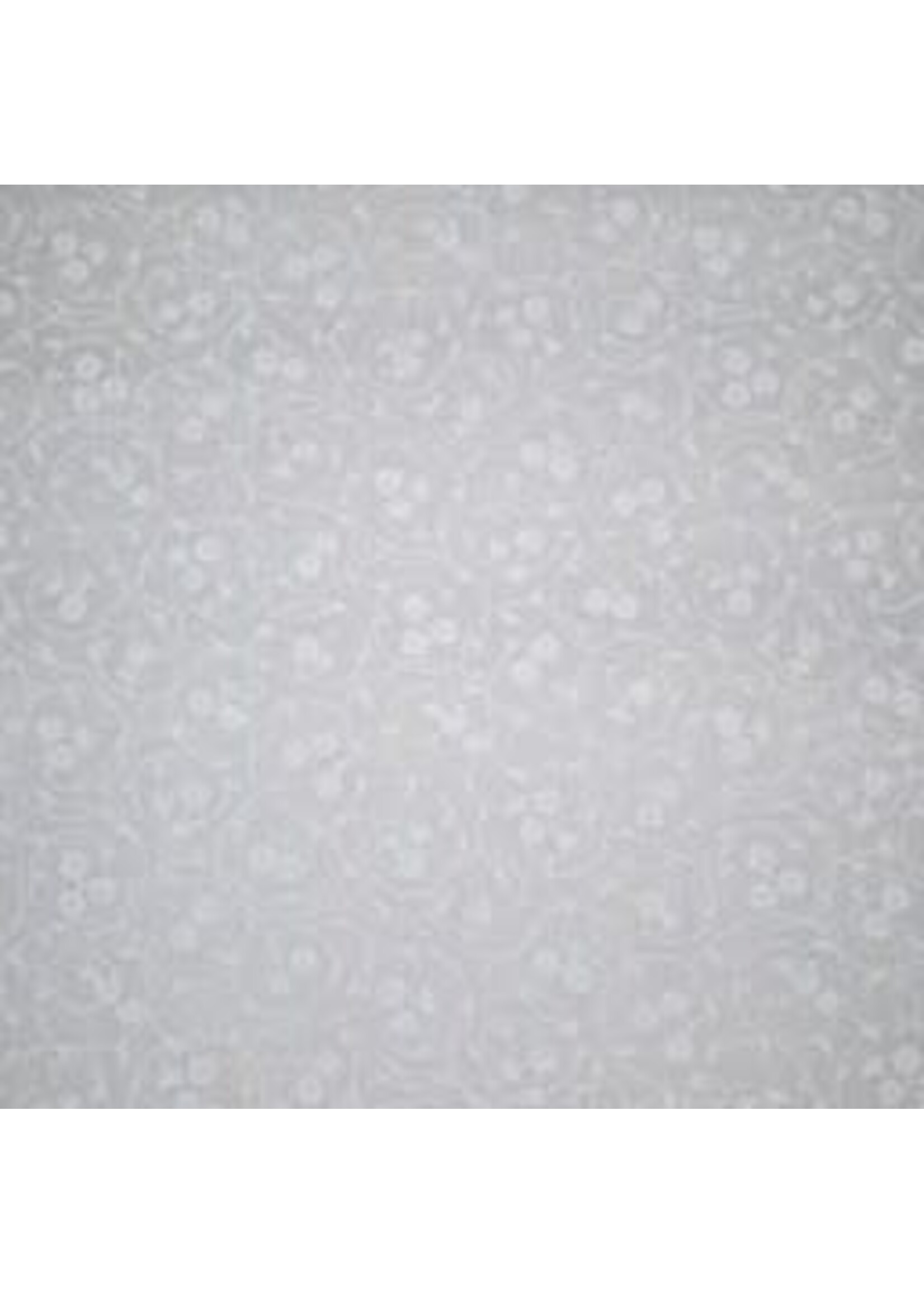Stof Fabrics Muslin Prints - Flower Curl - White - Coupon - 75 cm x 110 cm