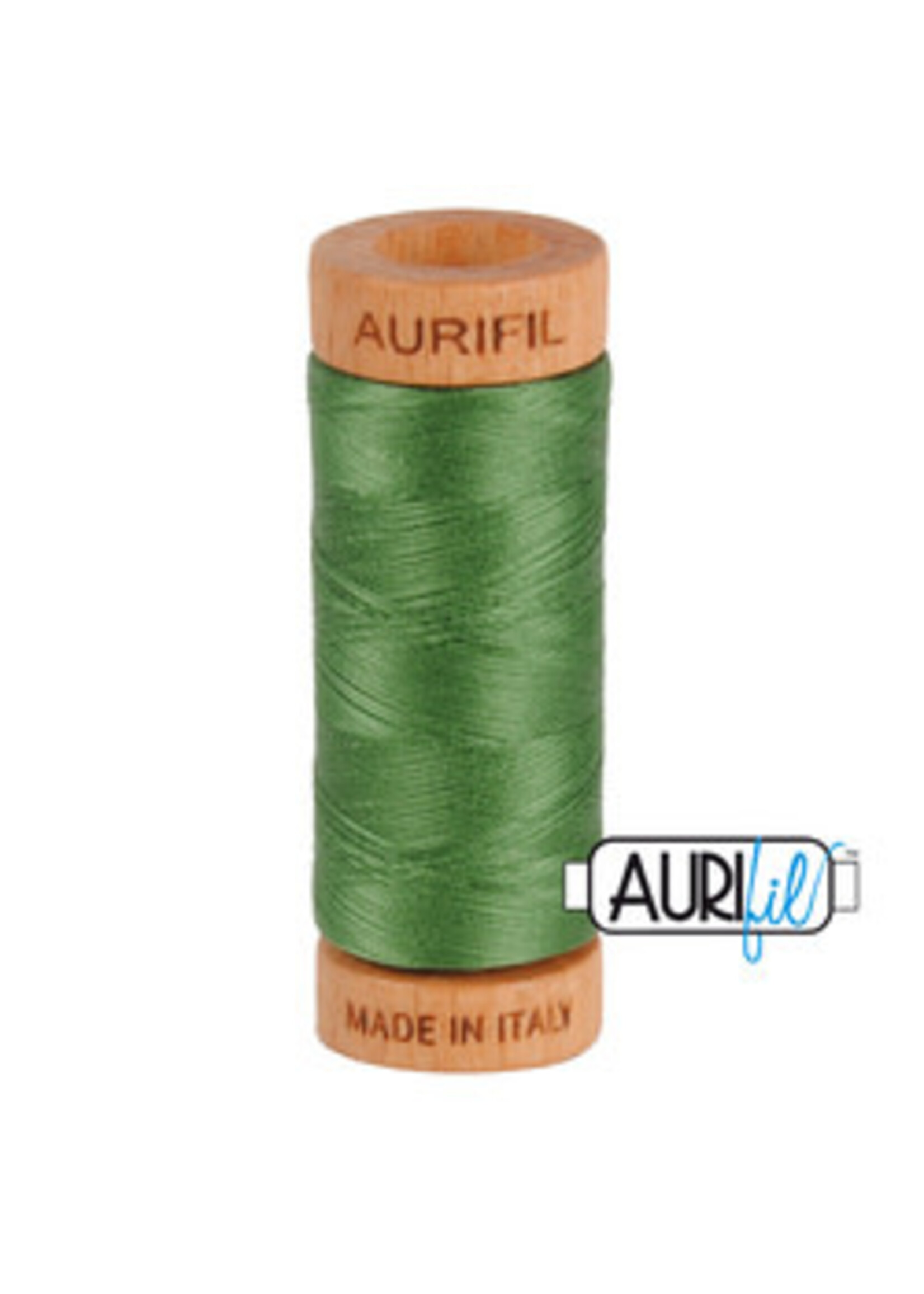 Aurifil Katoen Applicatiegaren - #80/2 - 280 m - 2890 - Very Dark Grass Green