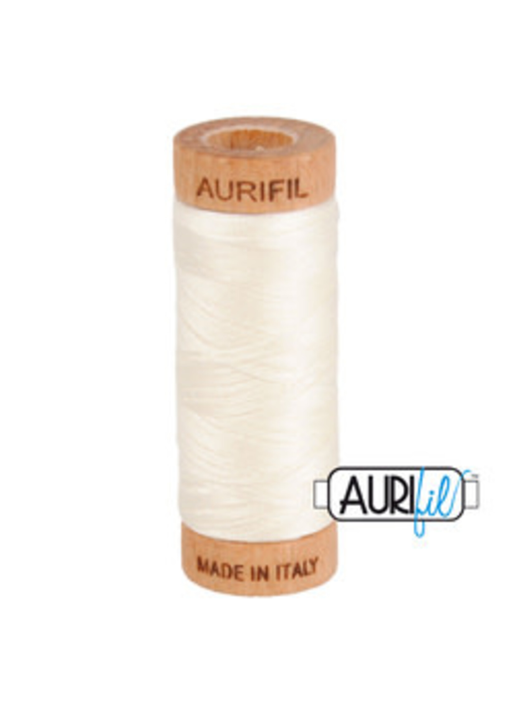 Aurifil Katoen Applicatiegaren - #80/2 - 280 m - 2026 - Chalk