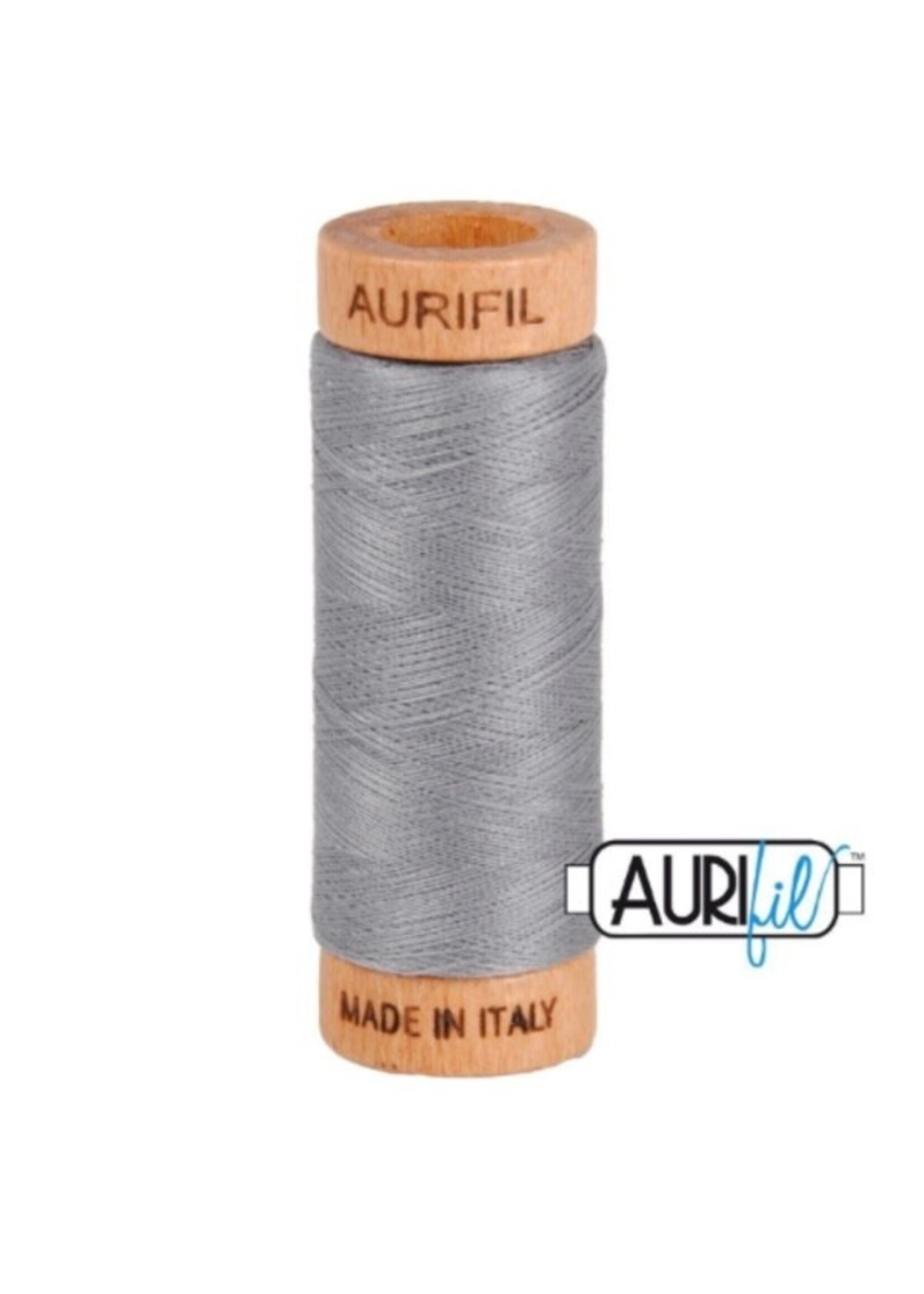 Aurifil Katoen Applicatiegaren - #80/2 - 280 m - 2605 - Grey