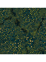 Benartex Studio Shangri-La - Abstract Tile Texture - Green - Coupon - 60 cm x 110 cm