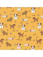 Moda Fabrics Sweetwater - Lucky - Puppy Parade - Sun - 55700 14