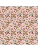 Andover Fabrics Super Bloom - Jasmin - Tuberose - Coupon - 90 cm x 110 cm