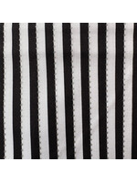 Anthology Fabrics Becolourful - Stripe - White Black - Coupon - 75 cm x 110 cm