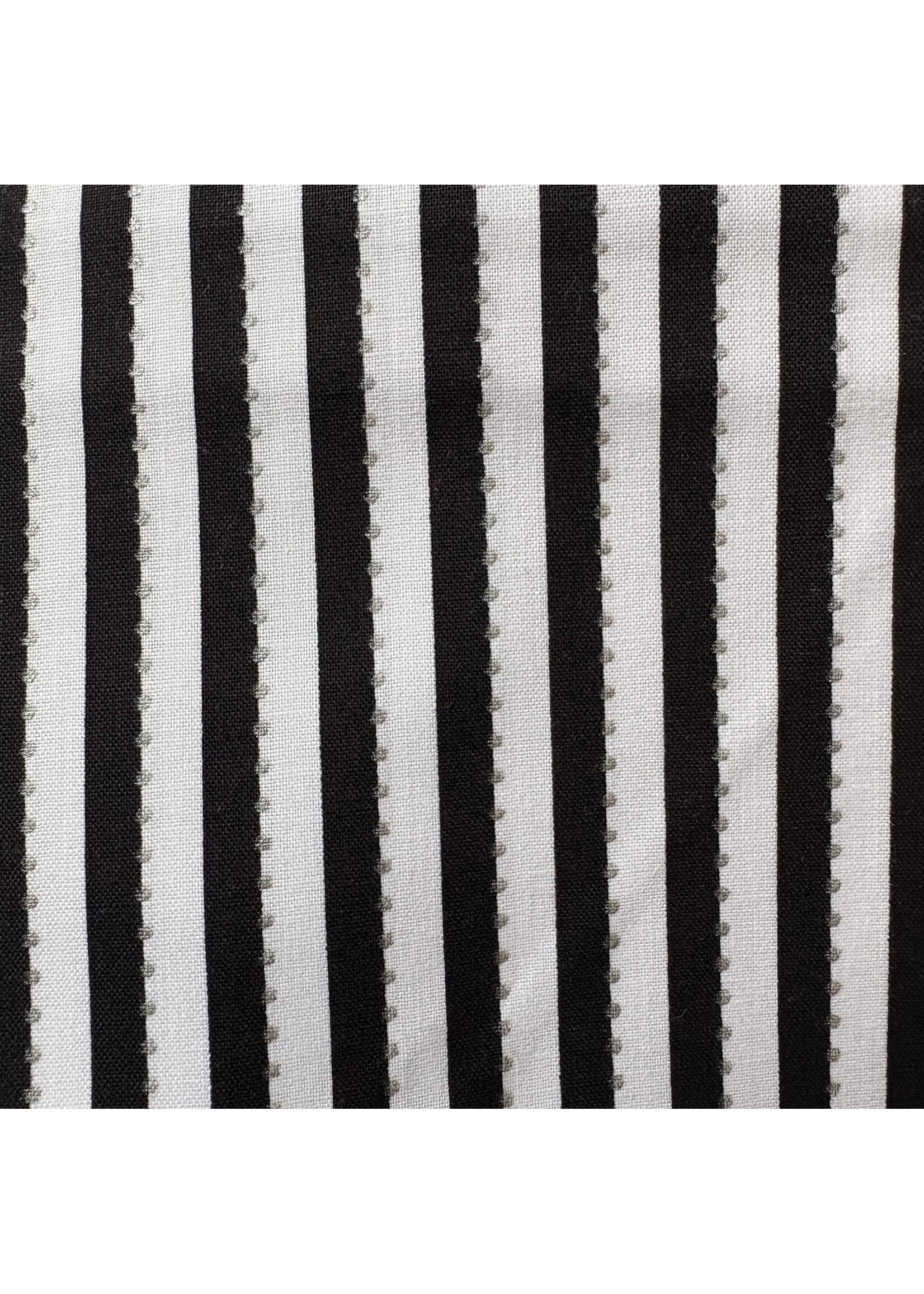 Anthology Fabrics Becolourful - Stripe - White Black