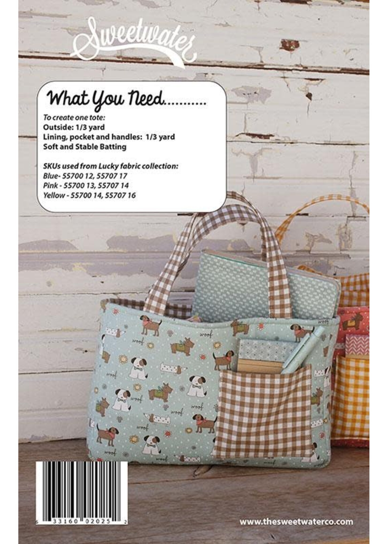 Moda Fabrics Patroon - Sweetwater - Lucky Tote