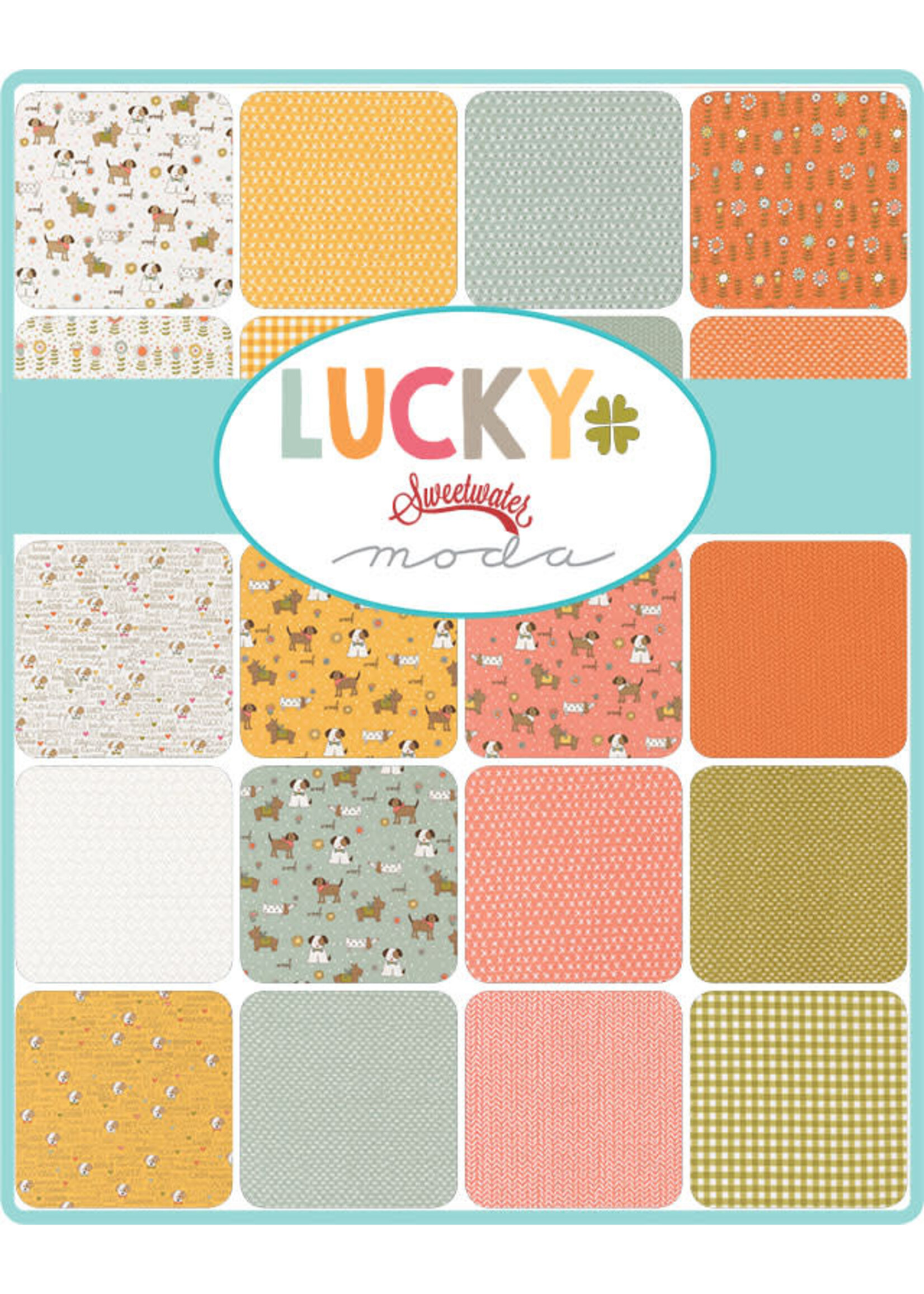 Moda Fabrics Sweetwater - Lucky - Charm Pack - 42 x 5 inch x 5 inch