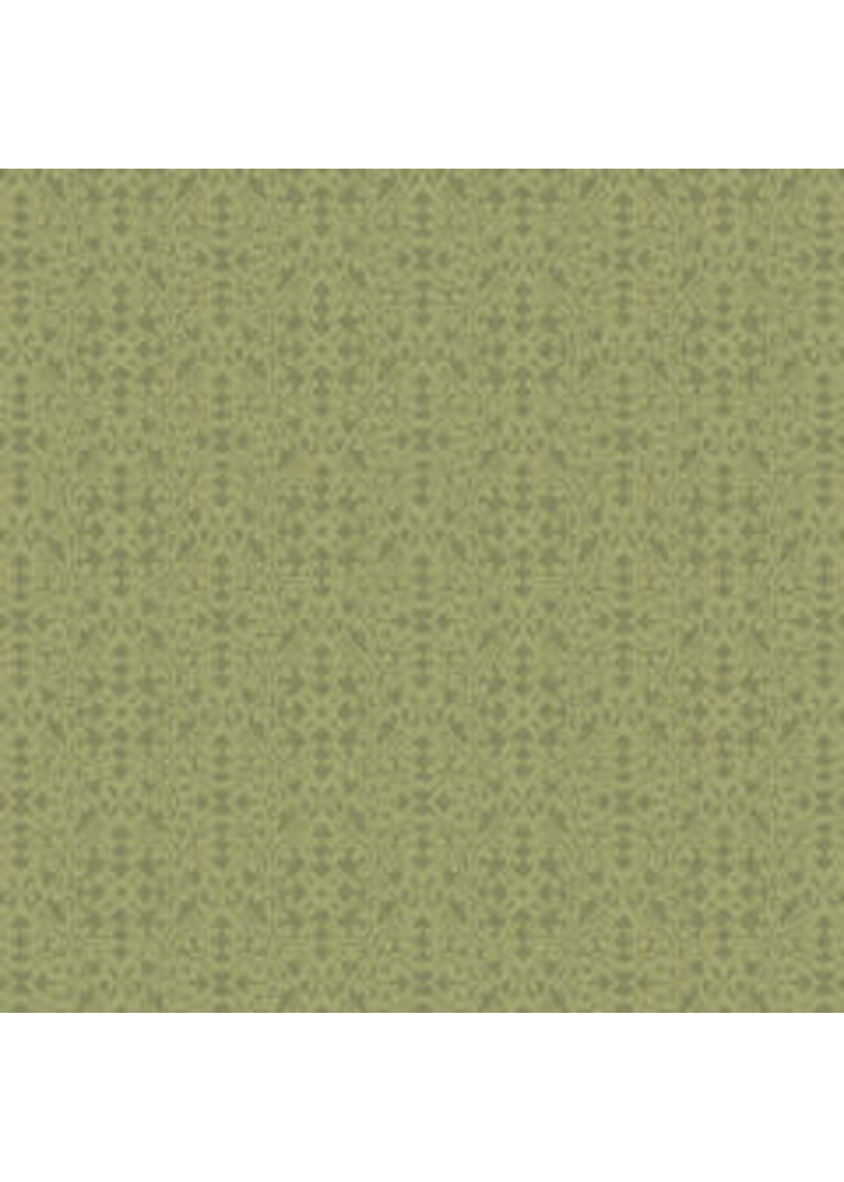Benartex Studio Autumn Elegance - Damask Diamond - Light Basil - Coupon - 90 cm x 110 cm