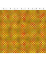 In The Beginning Unusual Garden II - Dots - Citron - Coupon - 85 cm x 110 cm