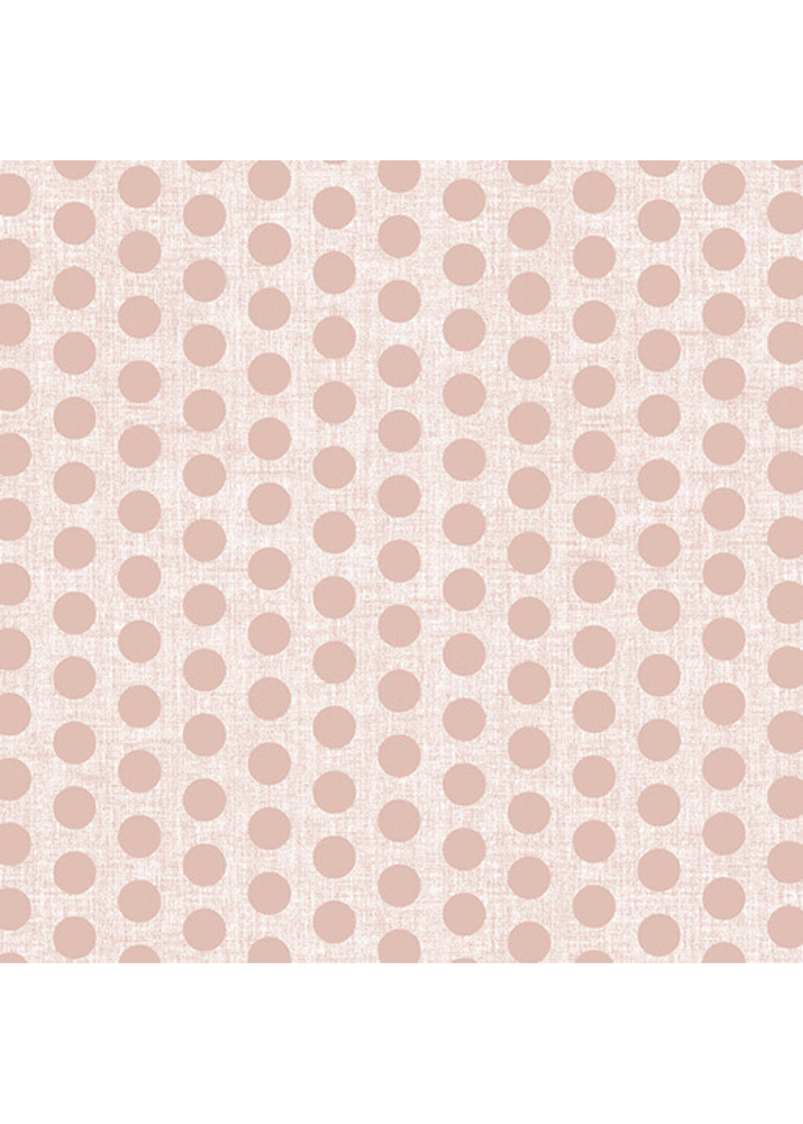 Benartex Studio Backing & Basics - Linen Dot - Blush - 87W01