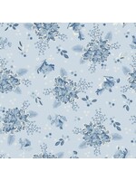 Poppie Cotton Lakeland Blues - Hydrangeas - Medium - 25815