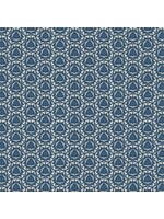 Poppie Cotton Lakeland Blues - Tri-Damask - Dark - 25811